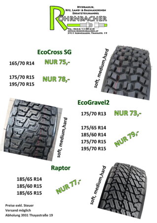 Reifenaktion Röhrnbacher Hydraulik, KFZ, Land- & Baumaschinen Ersatzteilhandel